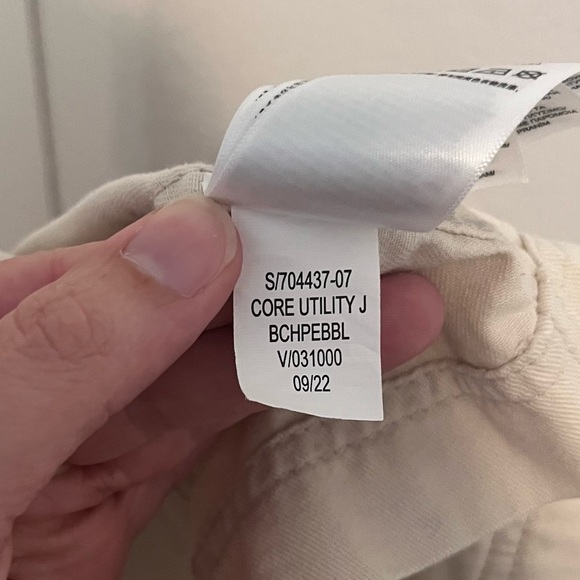 GAP Core Utility Jacket Beach Pebble Cotton Twill Large - Picture 10 of 10